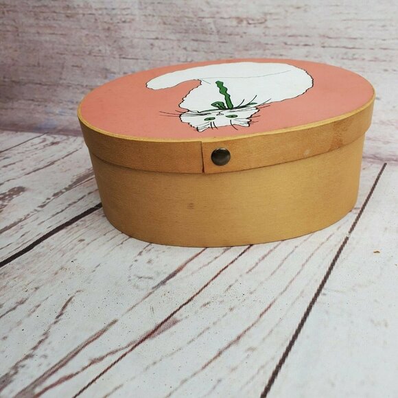 Cat Logo Wooden Storage Box – Stylish, Durable, and Decorative Organizer - Picture 7 of 11